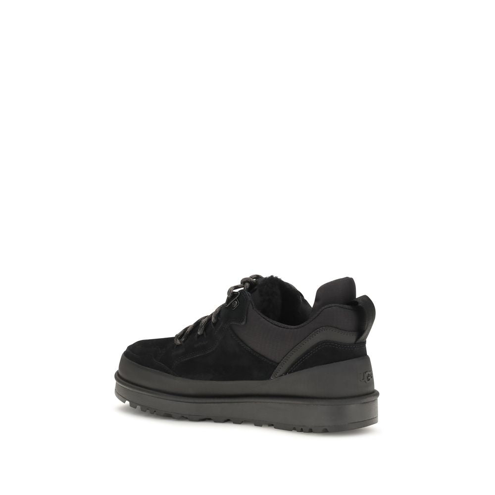 UGG Black Calf Leather Bos Taurus Athletic Sneakers