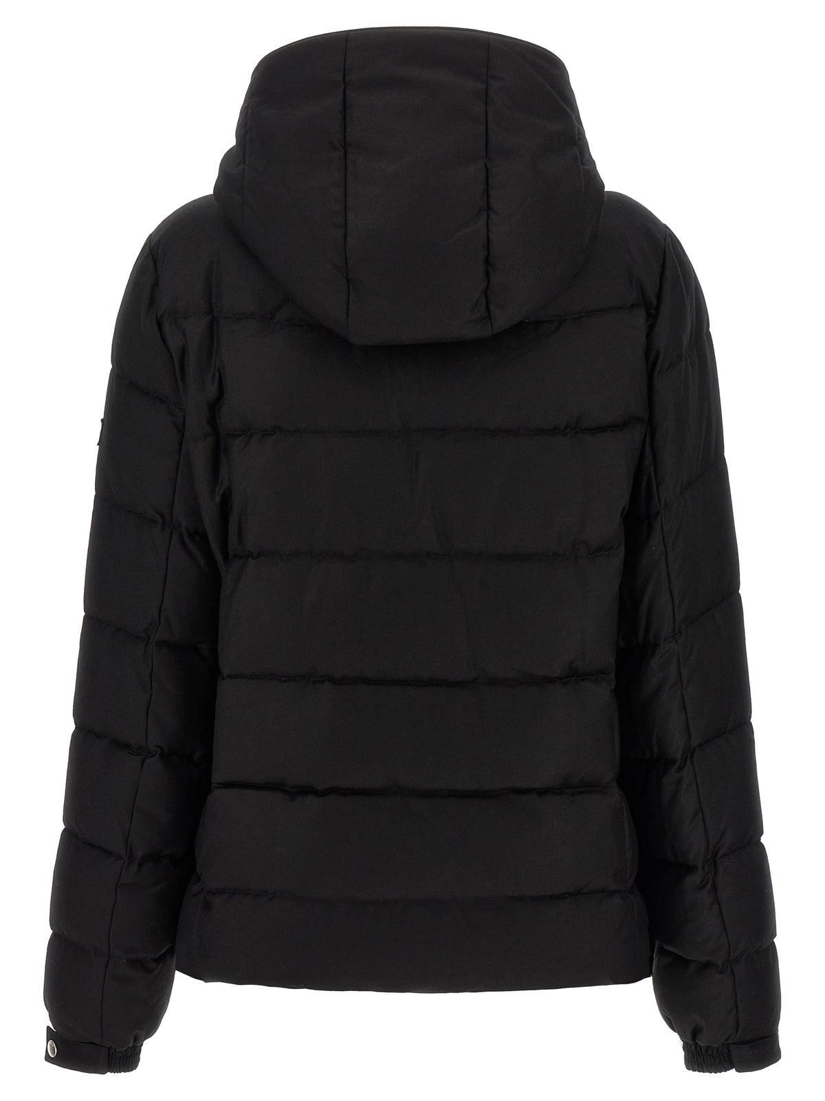 Tatras Black Wool Full-Length Jacket