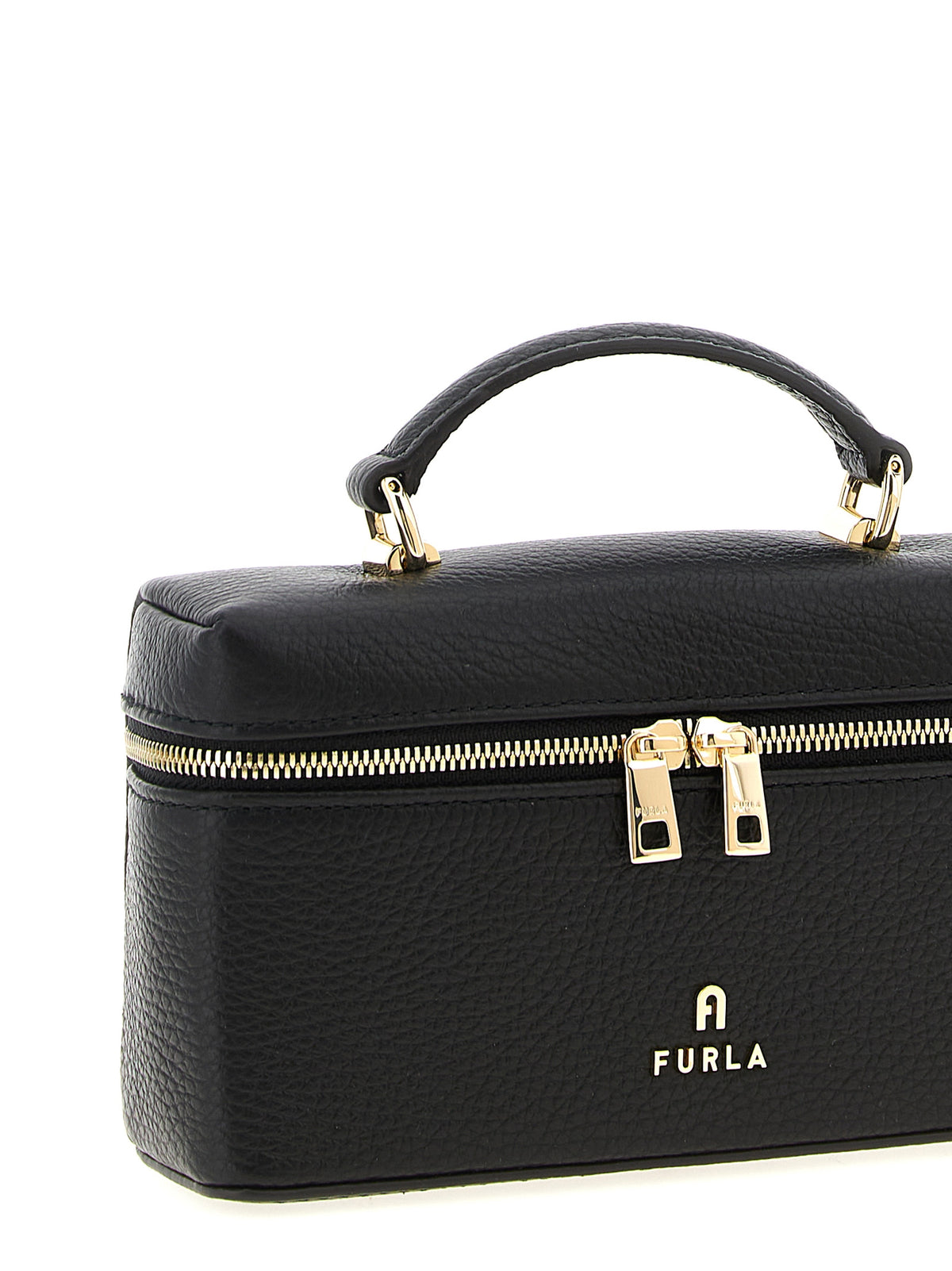 Furla Black Leather Handbag
