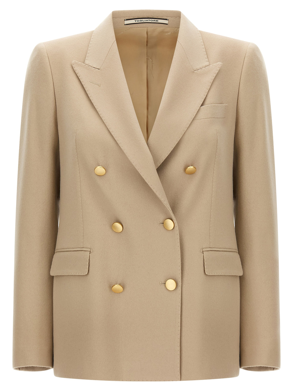 Tagliatore Beige Cashmere Blazer