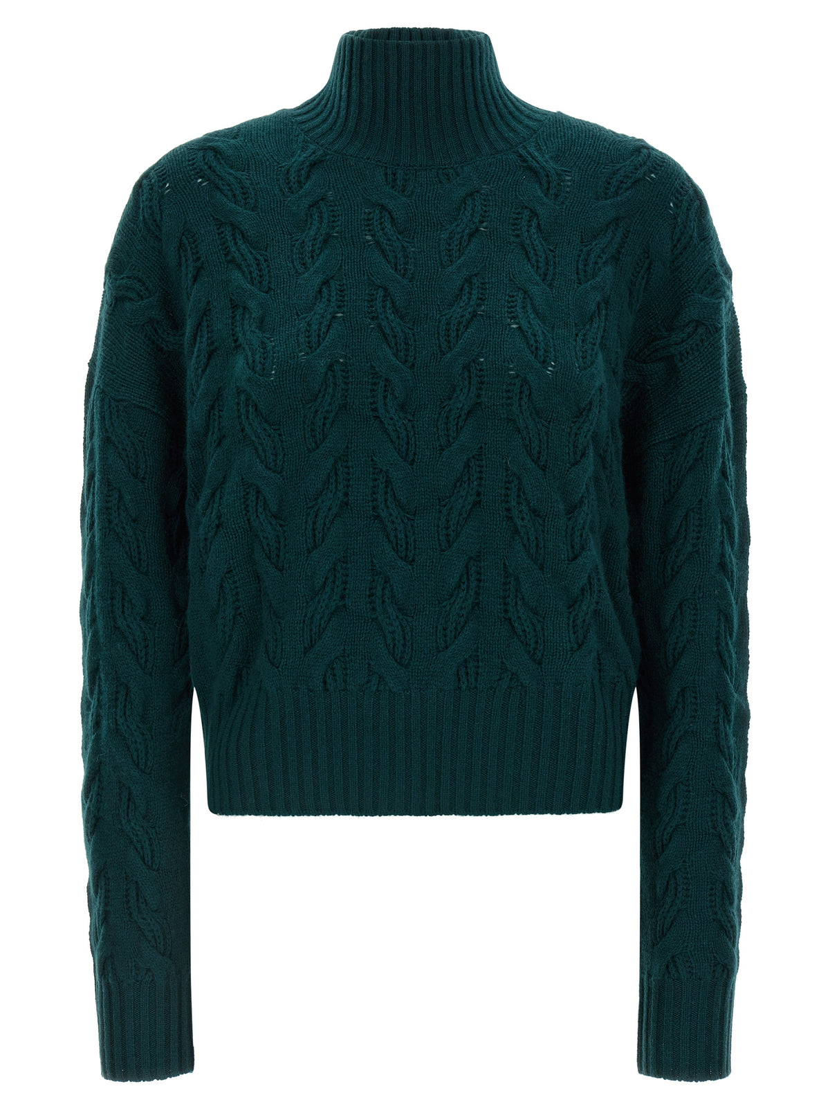 Max Mara Bicolor Wool Cardigan