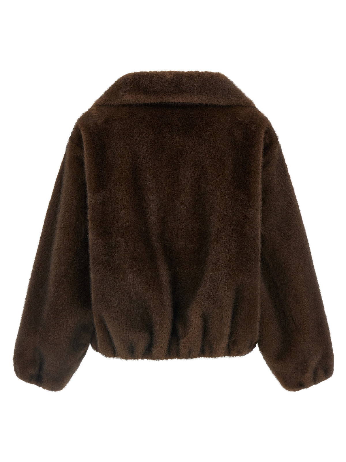 P.A.R.O.S.H. Brown Polyester Bomber