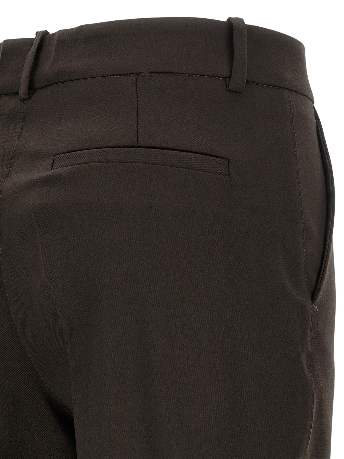 P.A.R.O.S.H. Brown Virgin Wool Dress Pants