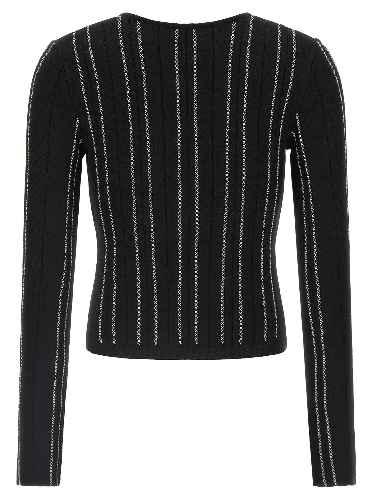 Elisabetta Franchi Black Viscose Cardigan