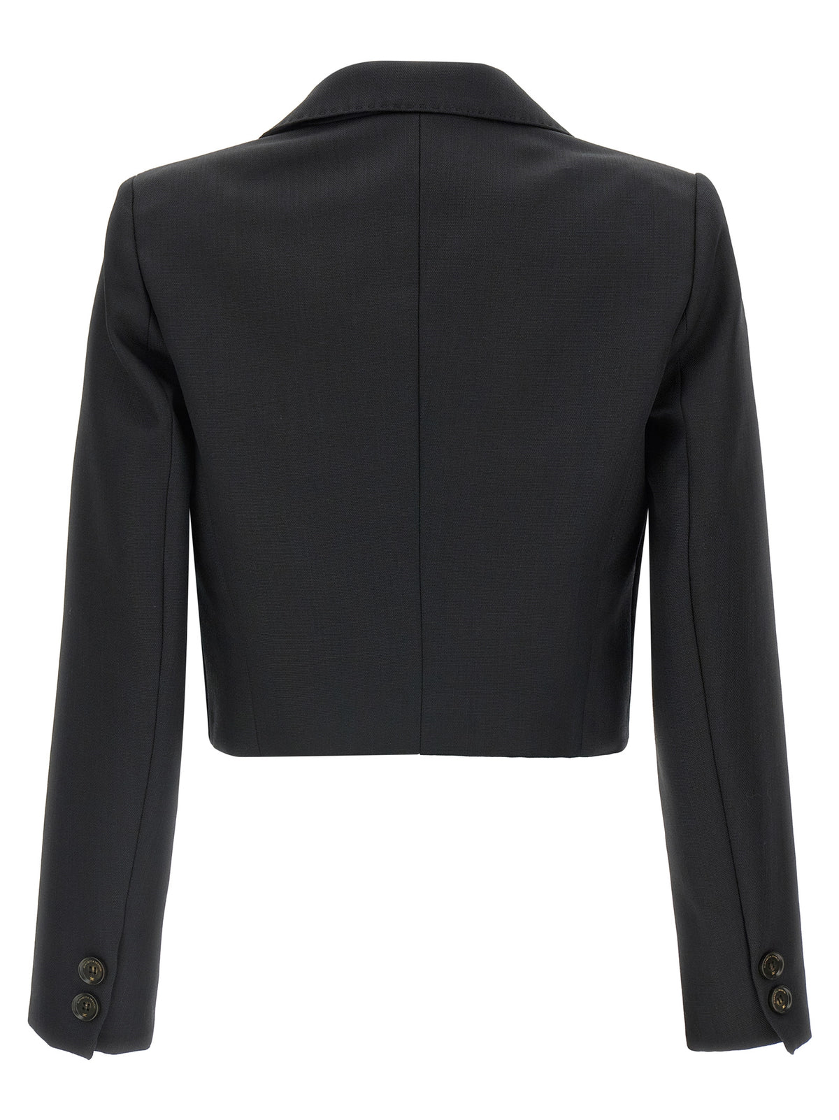 Elisabetta Franchi Black Virgin Wool Blazer
