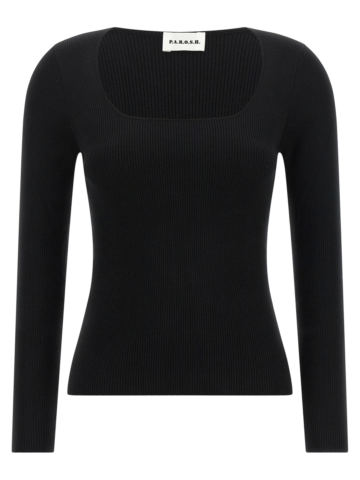 P.A.R.O.S.H. Black Wool Cardigan