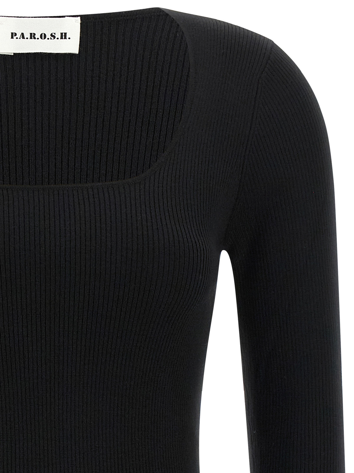 P.A.R.O.S.H. Black Wool Cardigan