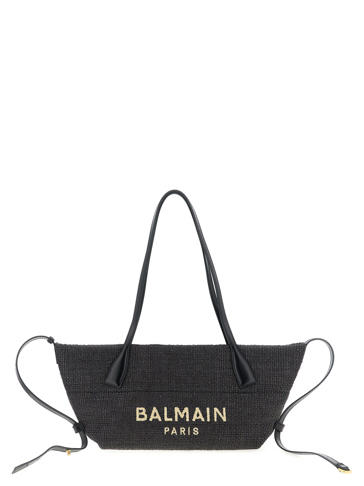 Balmain Black Polyamide Tote Bag