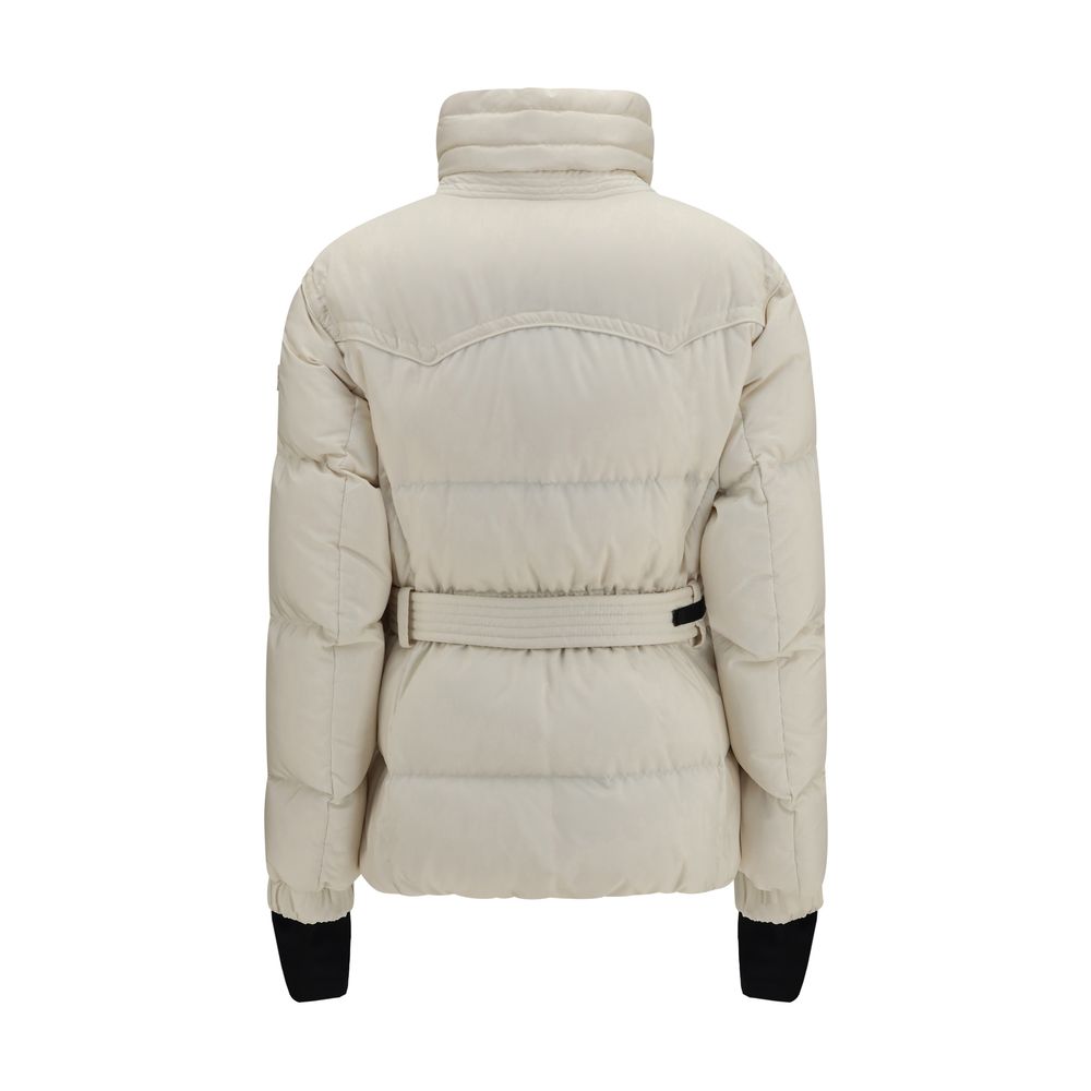 Moncler Grenoble Beige Polyester Full-Length Jacket