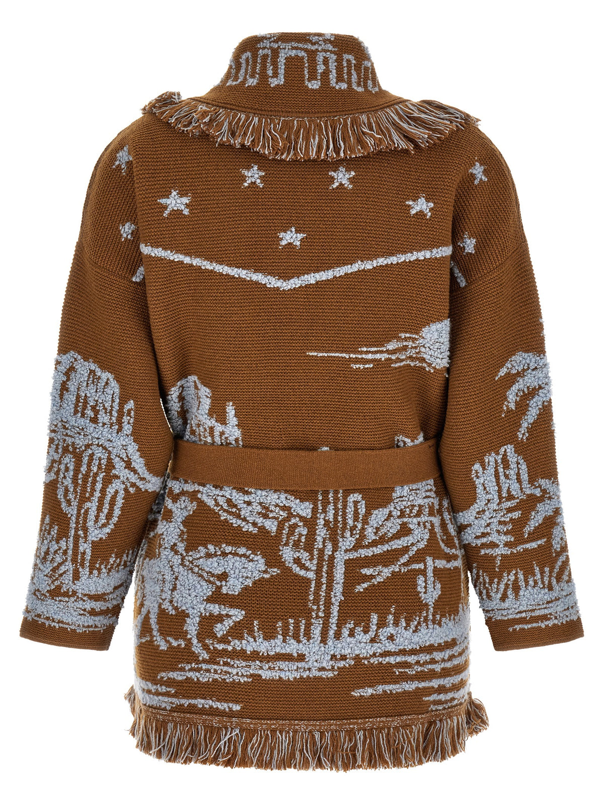 Alanui Brown Cashmere Cardigan