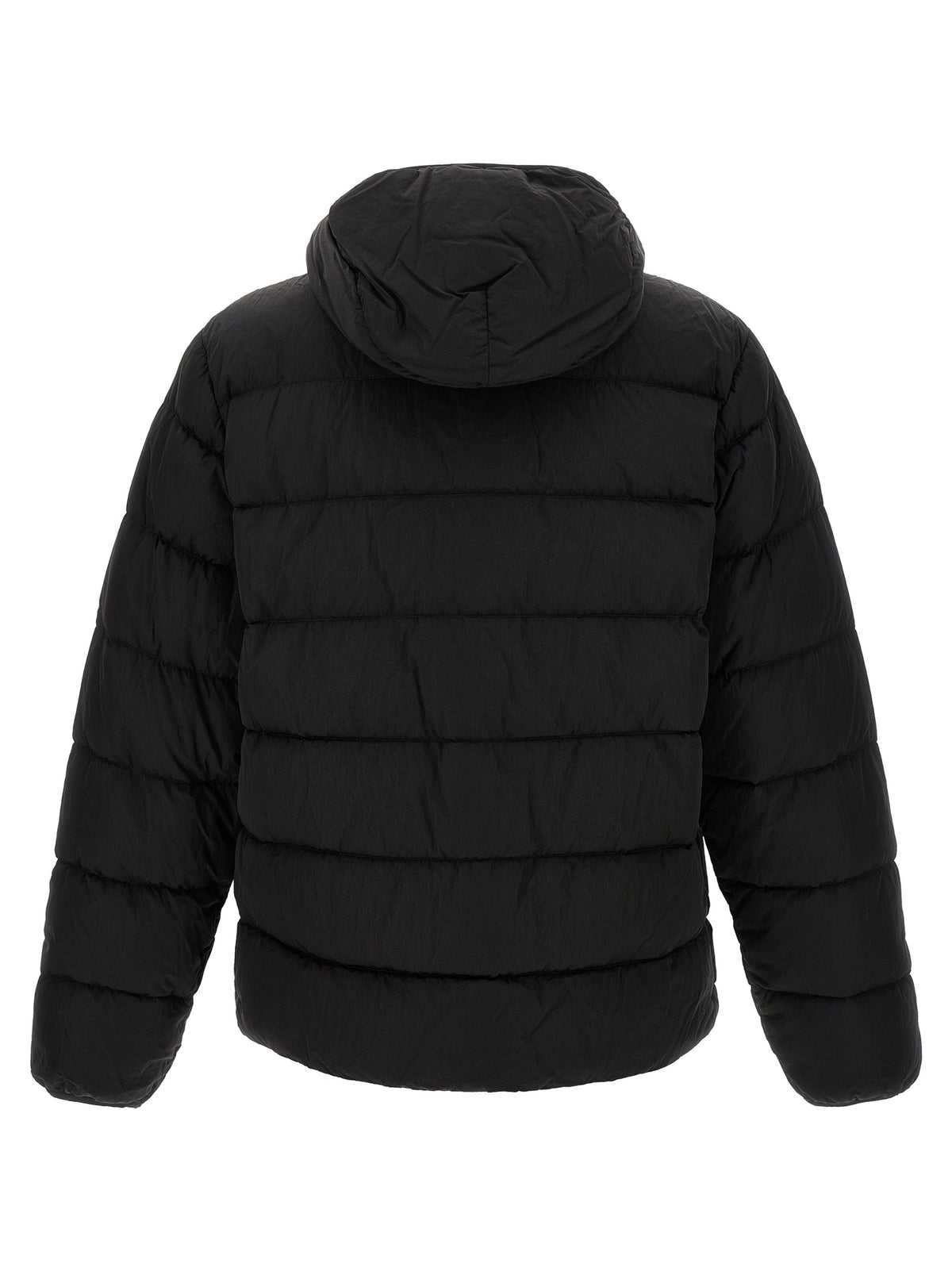 C.P. Company Black Polyamide Full-Length Jacket