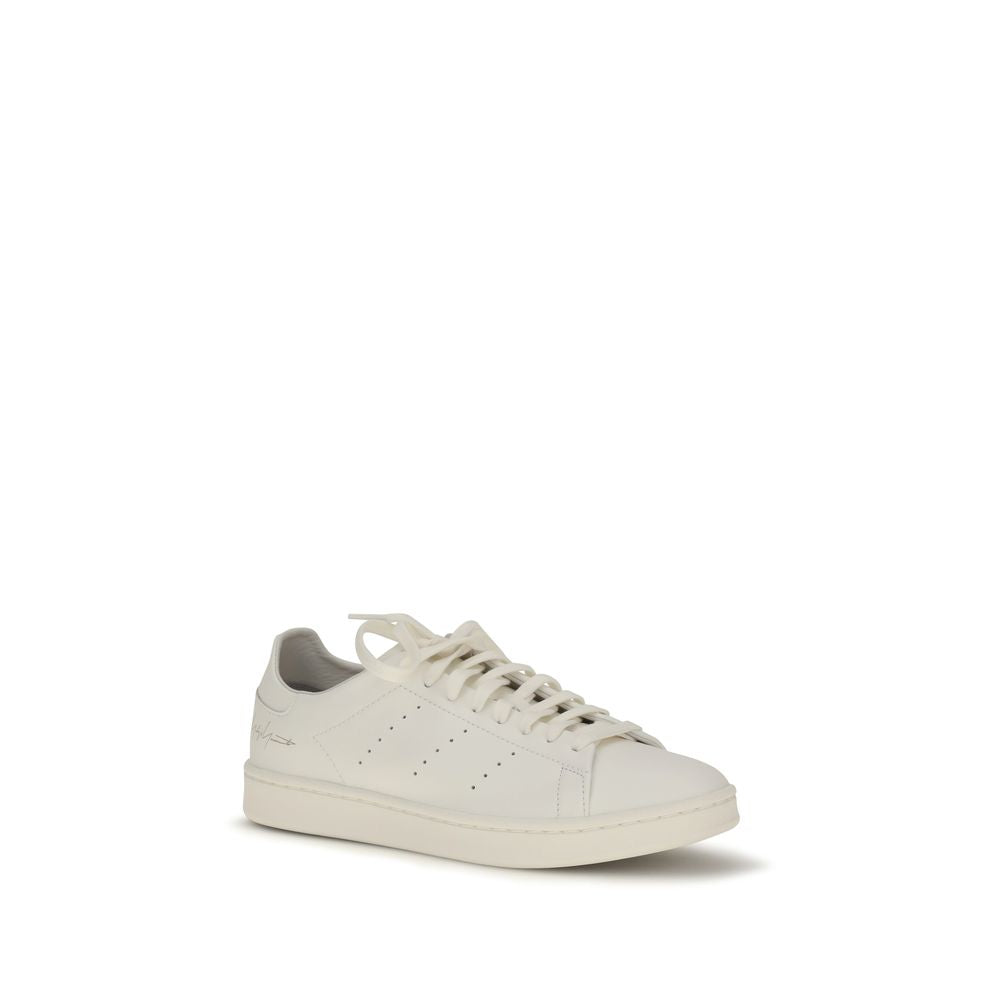 Y-3 White Calf Leather Bos Taurus Athletic Sneakers