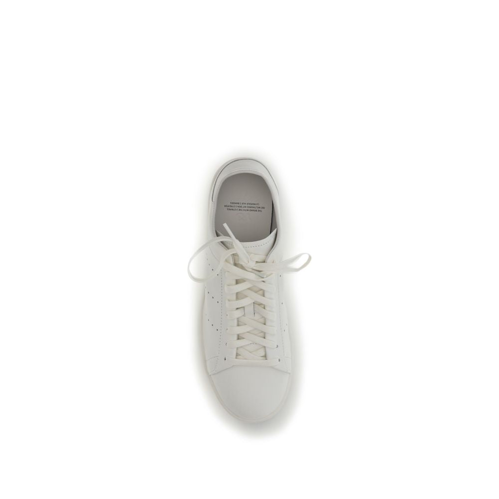 Y-3 White Calf Leather Bos Taurus Athletic Sneakers