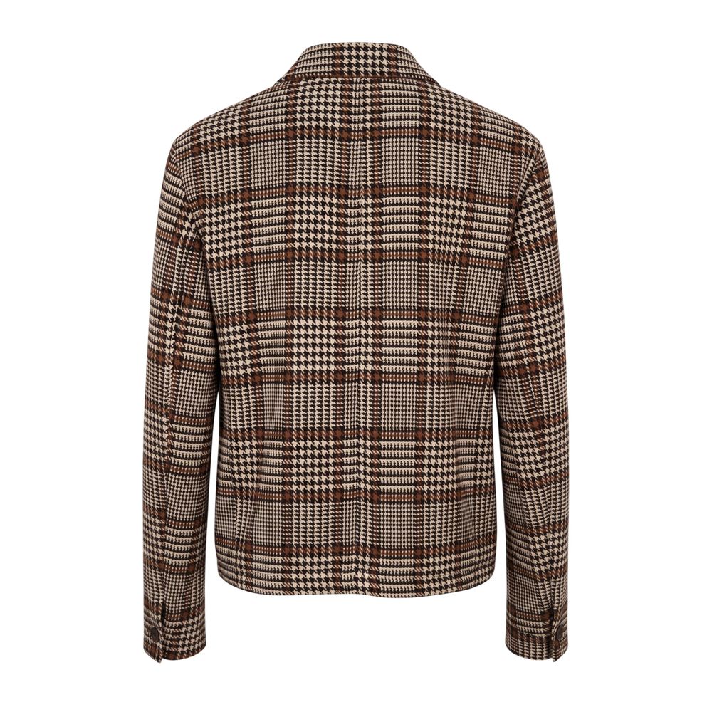Roberto Pepe Luxury Black Viscose Men Jacket