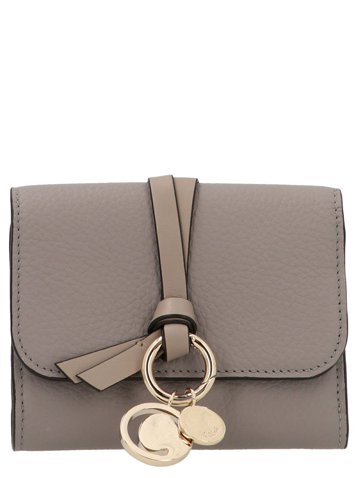 Chloé Gray Calfskin Cardholder