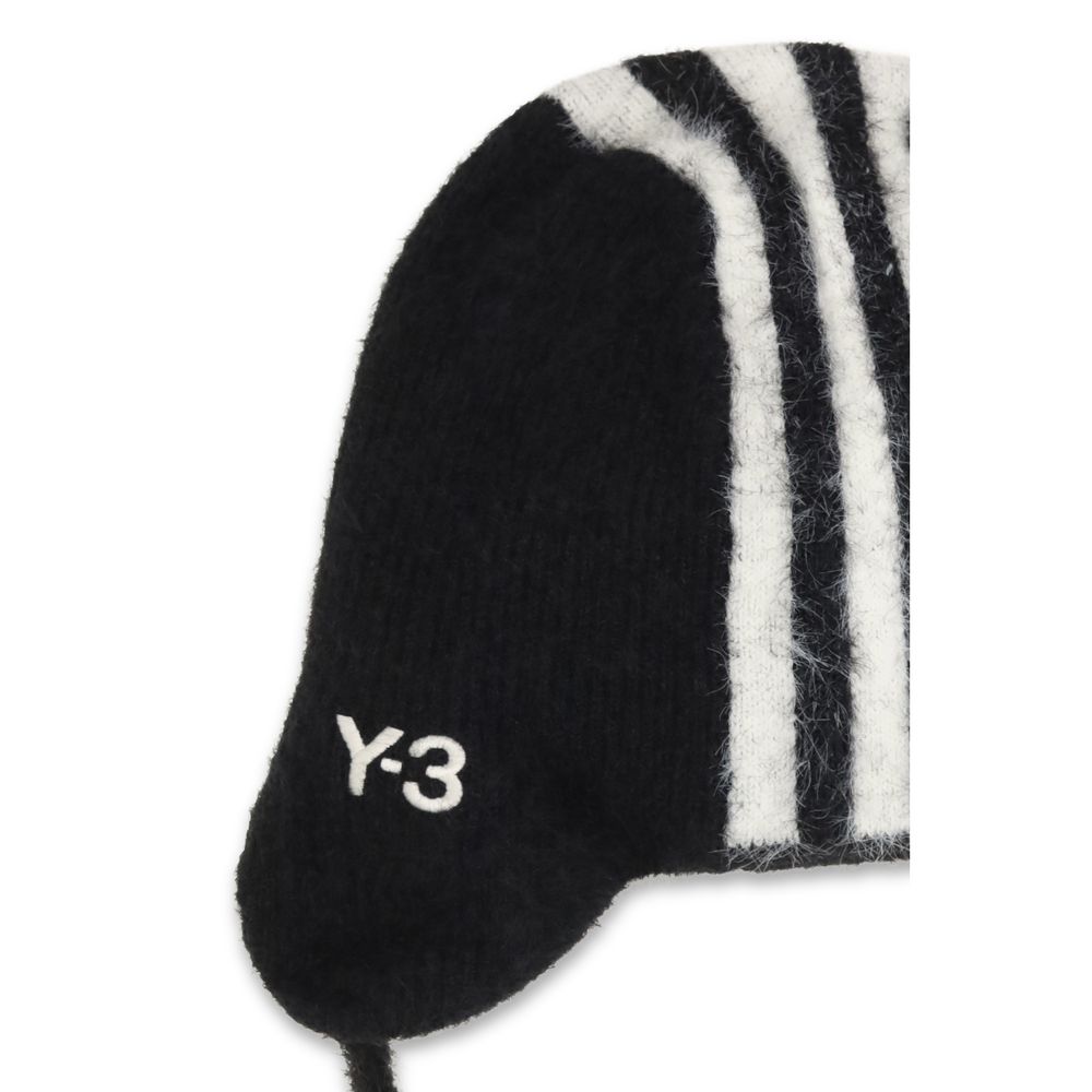 Y-3 Black Polyamide Beanie