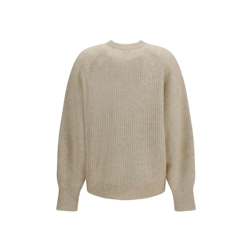 Brunello Cucinelli Beige Mohair Sweatshirt