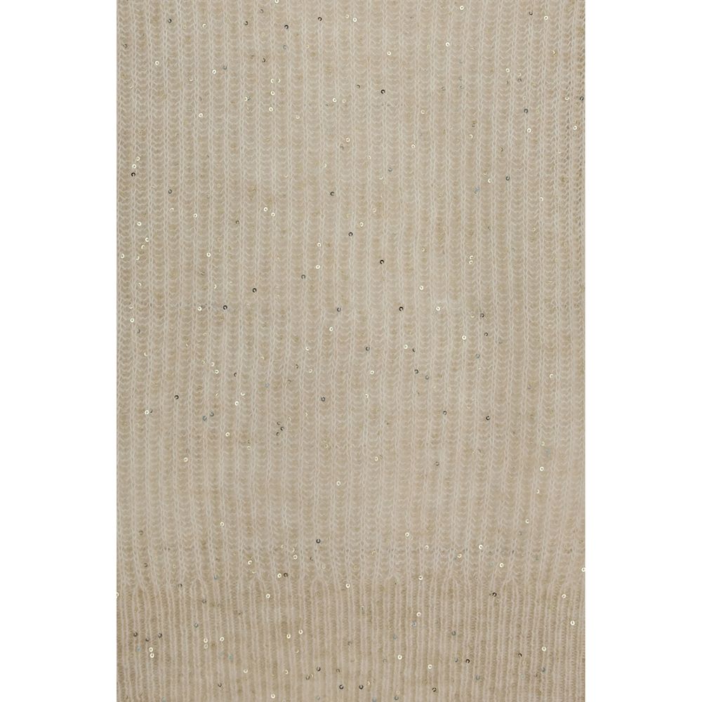 Brunello Cucinelli Beige Mohair Sweatshirt