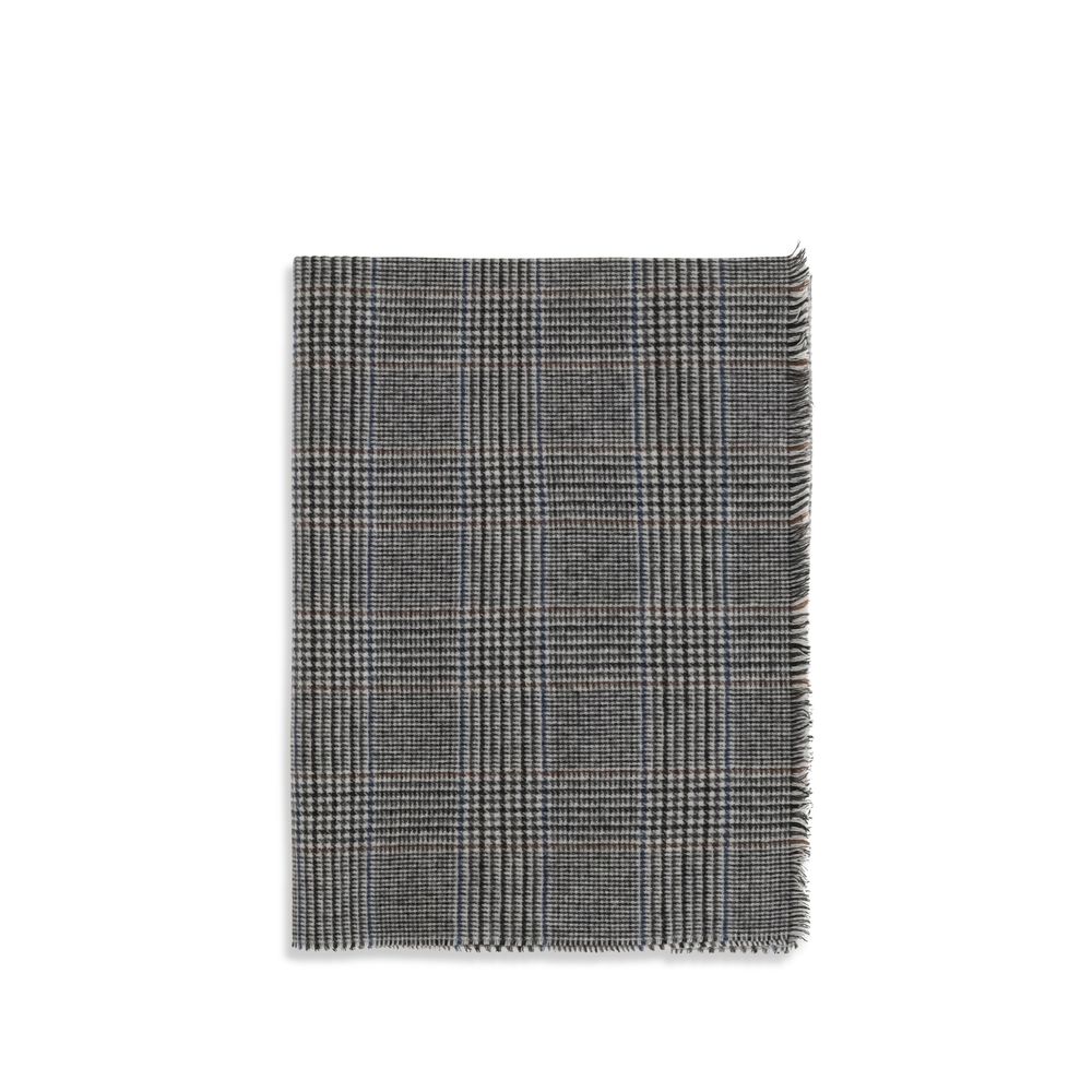 Brunello Cucinelli Gray Cashmere Foulard