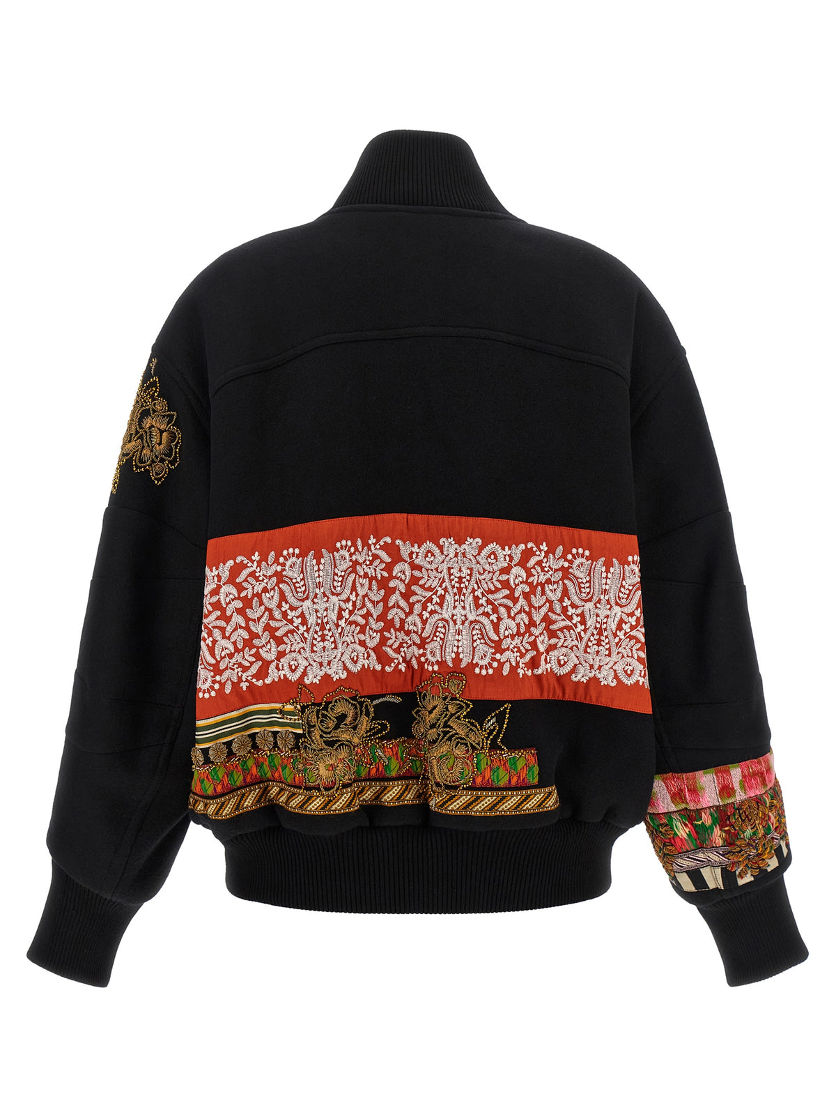 Dries Van Noten Multicolor Wool Bomber