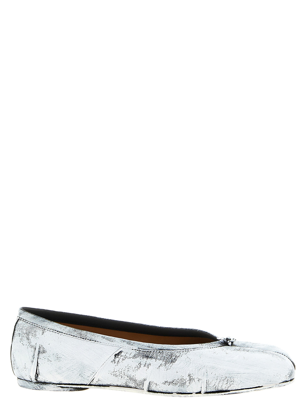 Maison Margiela White Lambskin Ballet Flats