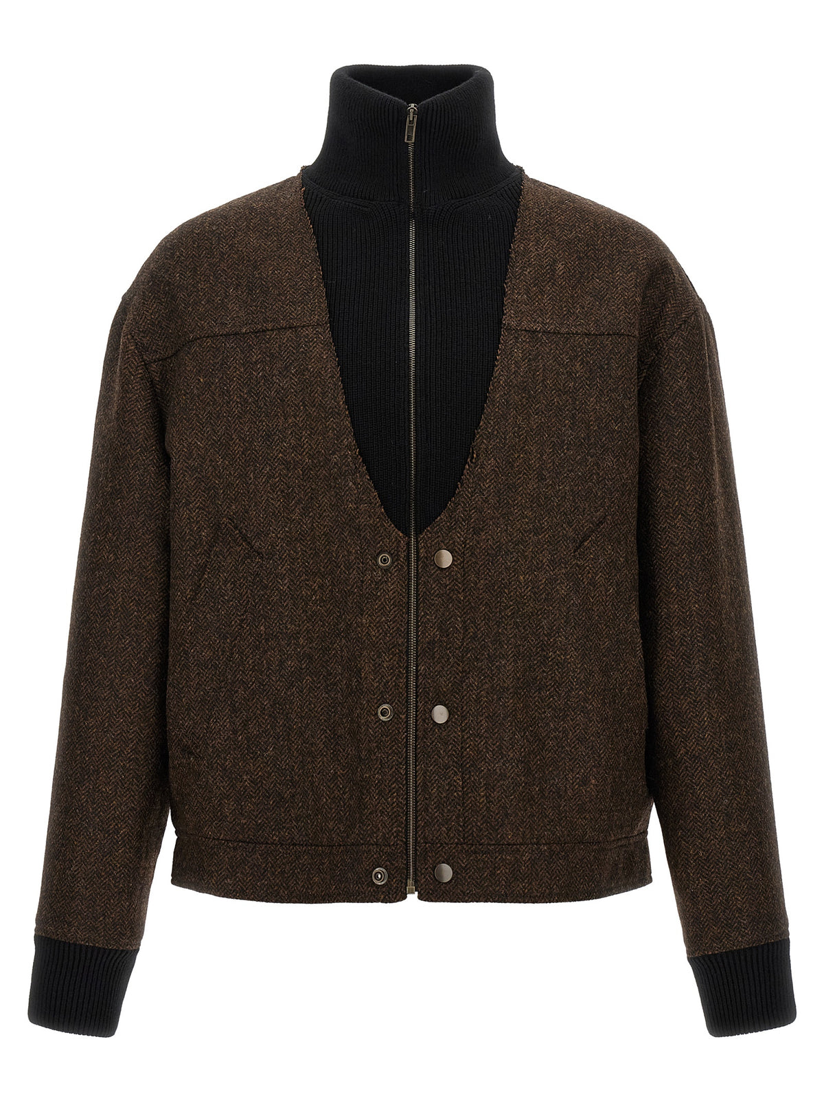 Maison Margiela Brown Wool Bomber