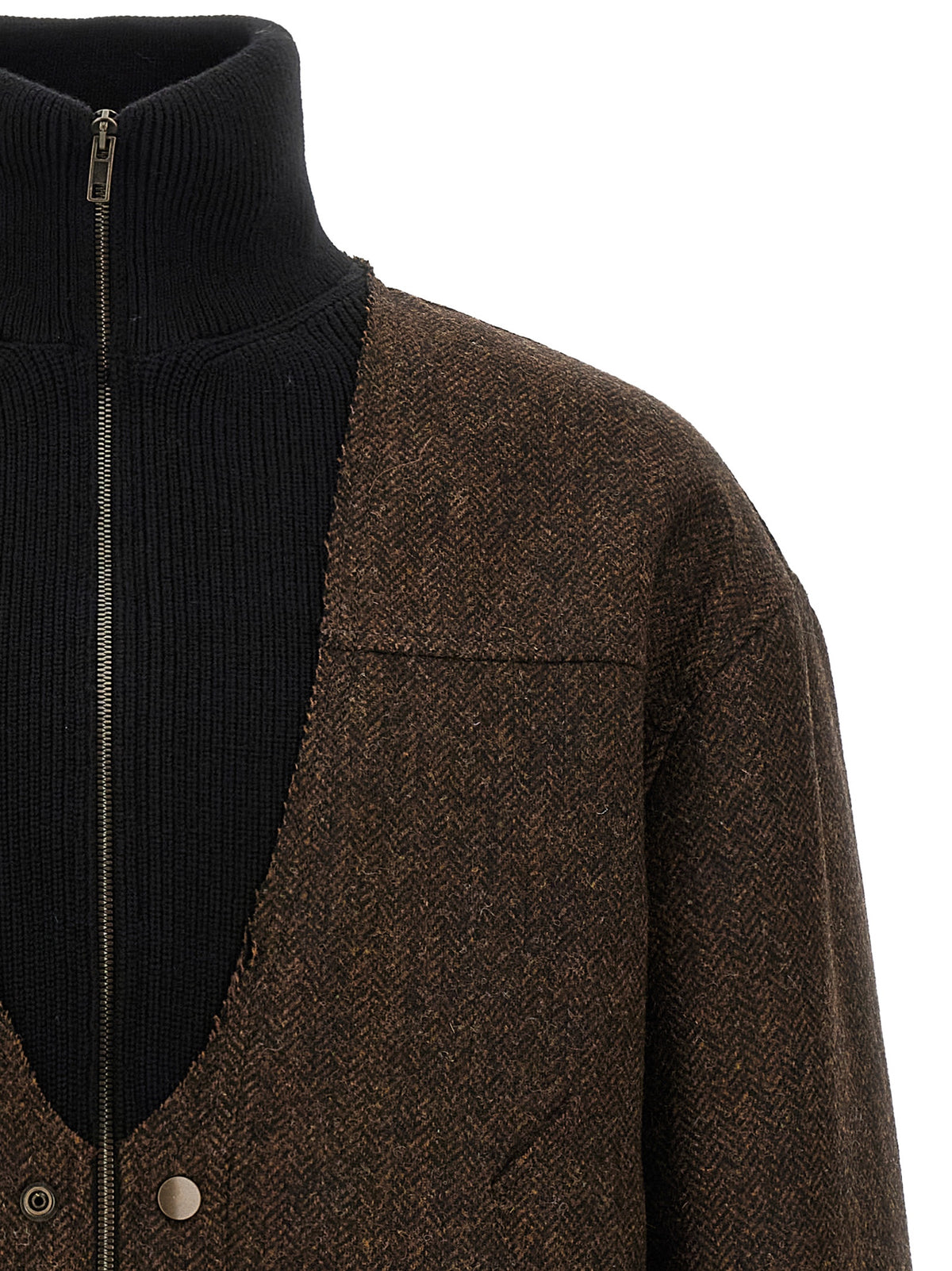 Maison Margiela Brown Wool Bomber