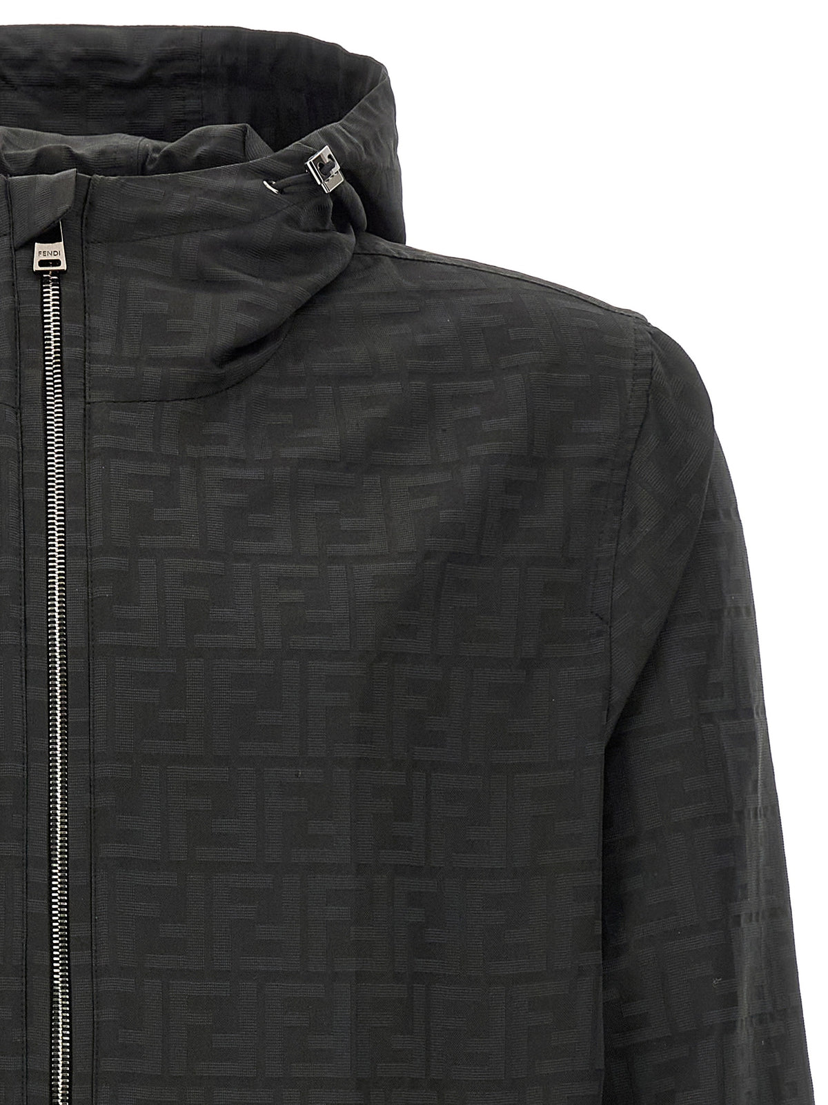 Fendi Black Polyester Shell Jacket