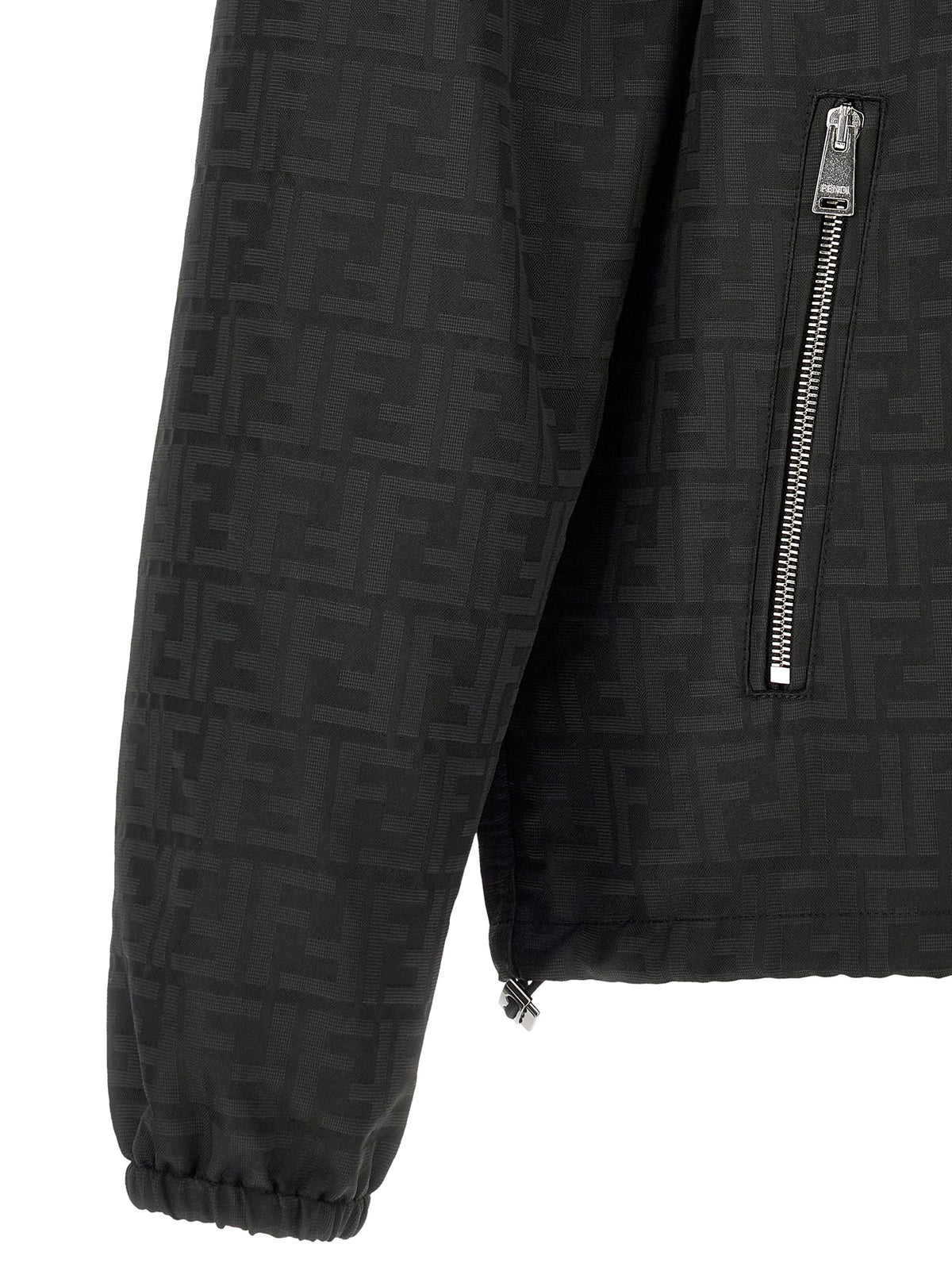 Fendi Black Polyester Shell Jacket