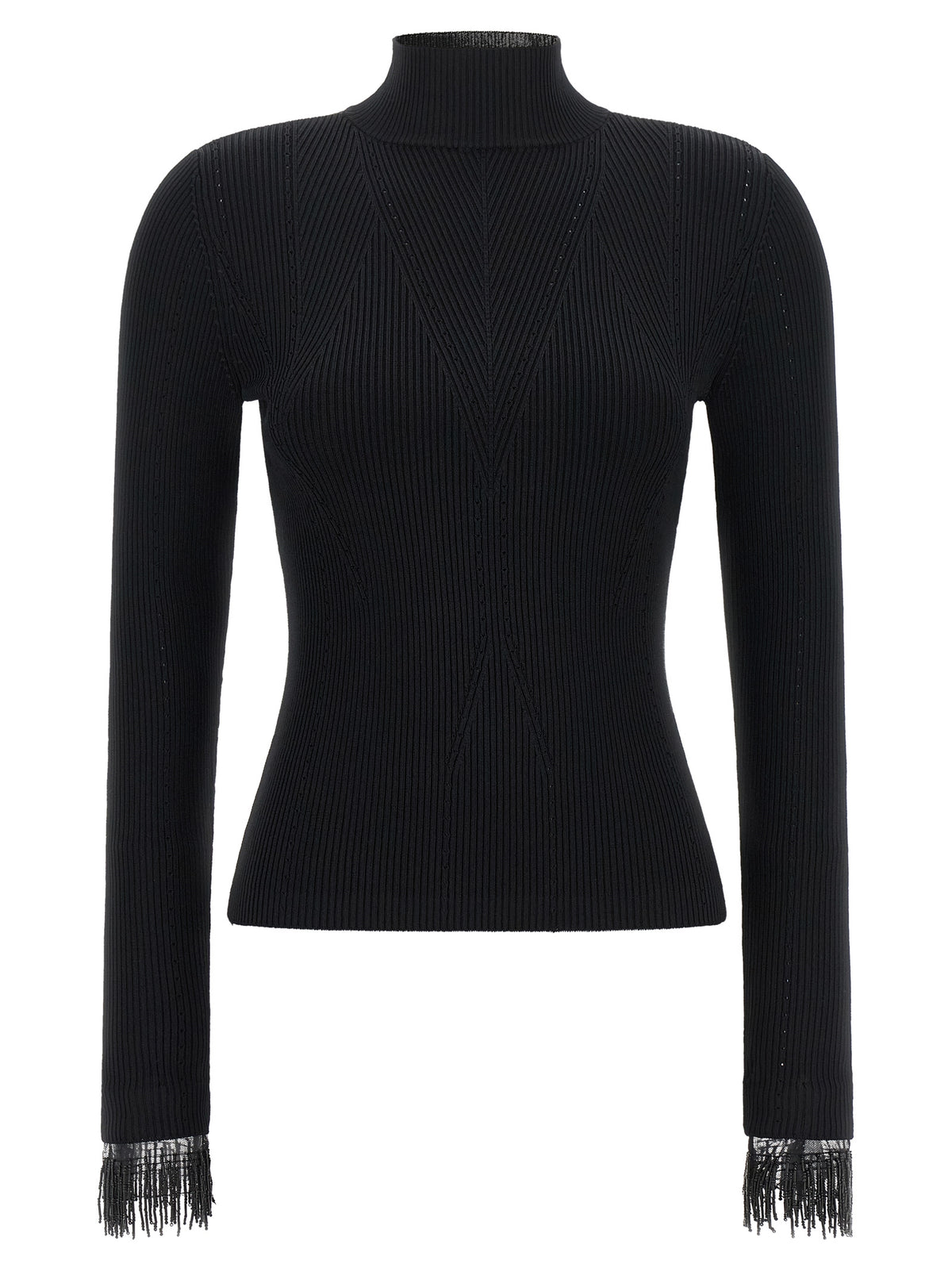 Twinset Black Viscose Cardigan