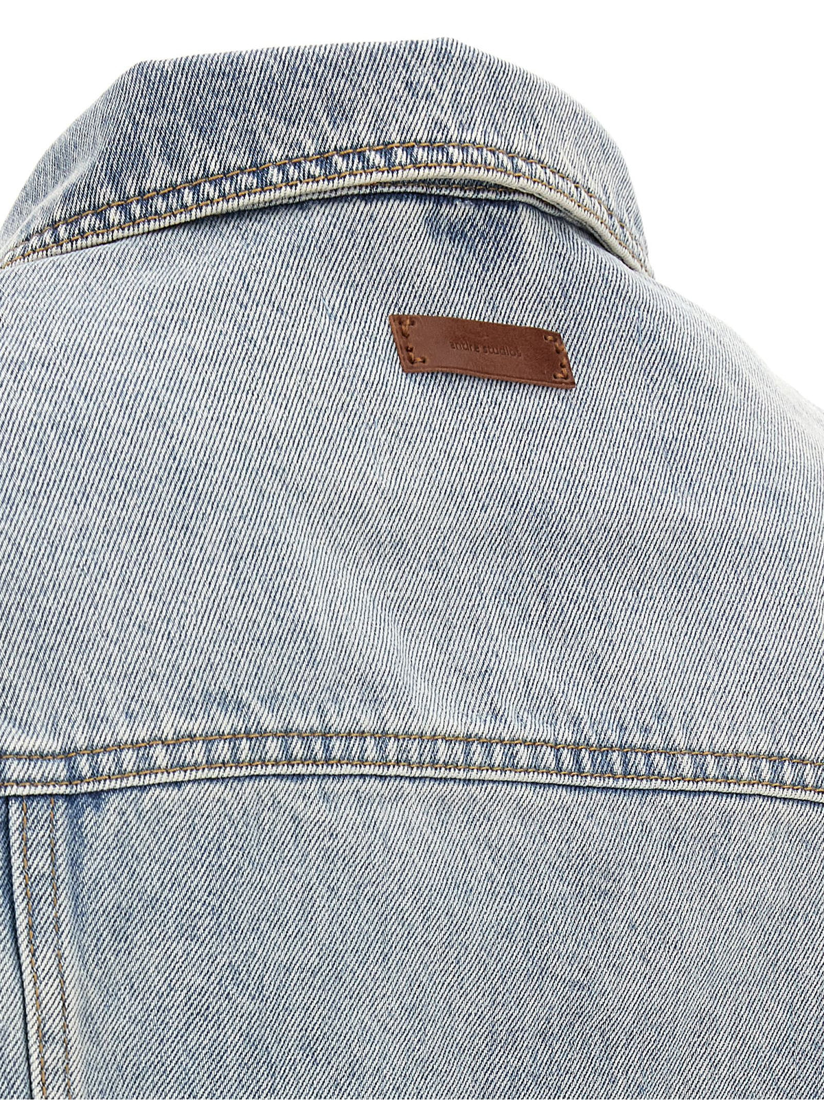Entire Studios Blue Cotton Denim Jacket