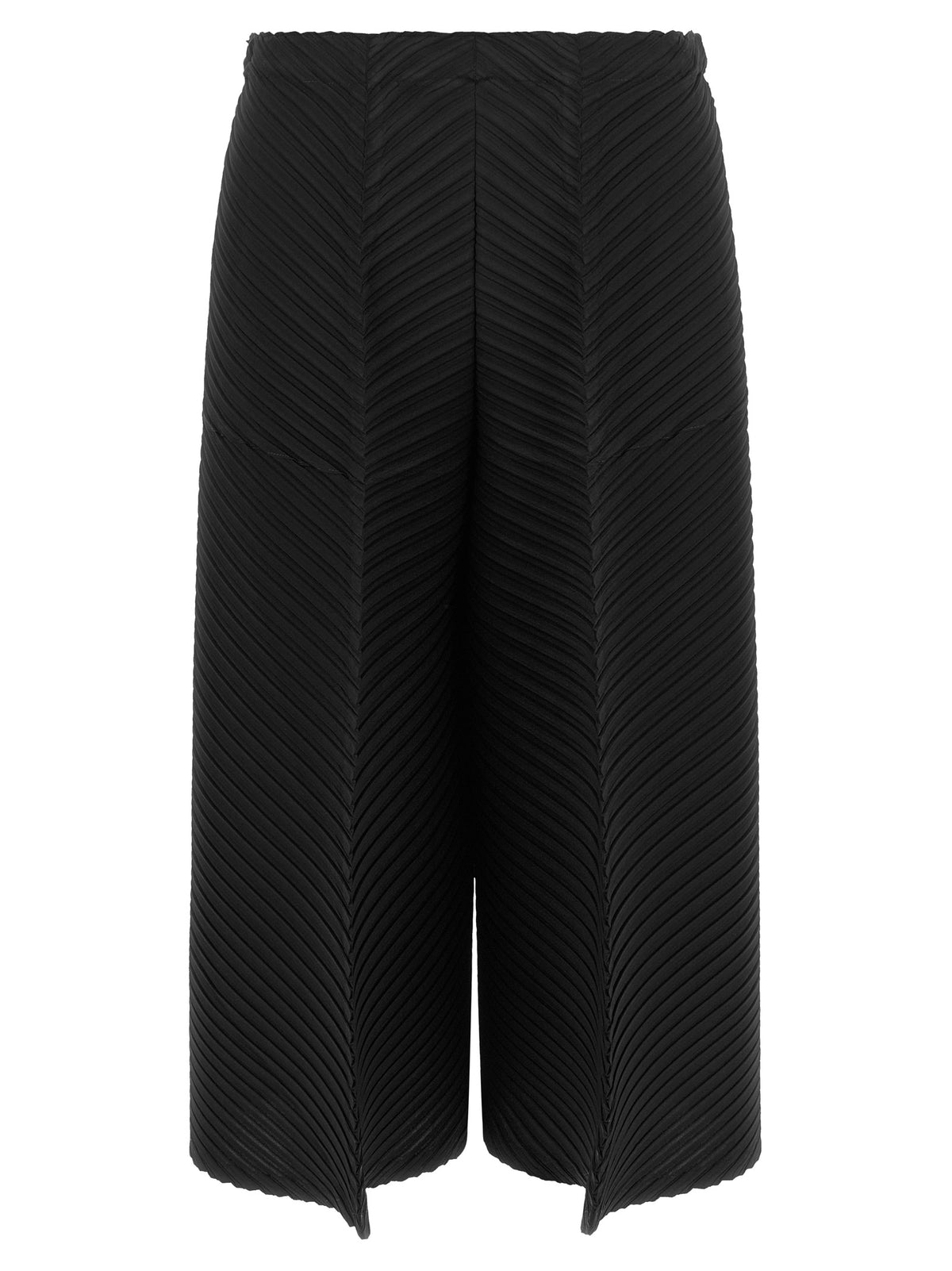 Issey Miyake Black Polyester Casual Pants