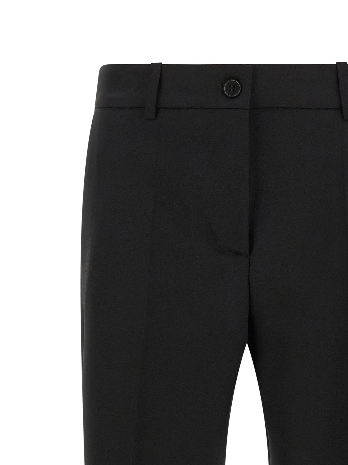 P.A.R.O.S.H. Black Virgin Wool Dress Pants