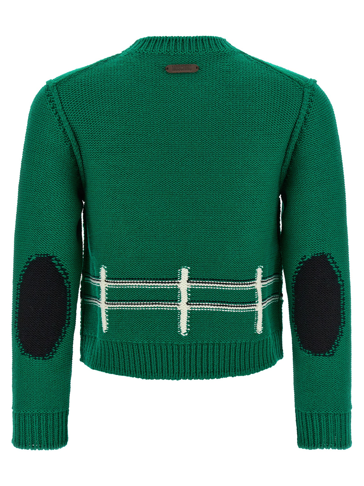 Moschino Bicolor Virgin Wool Cardigan