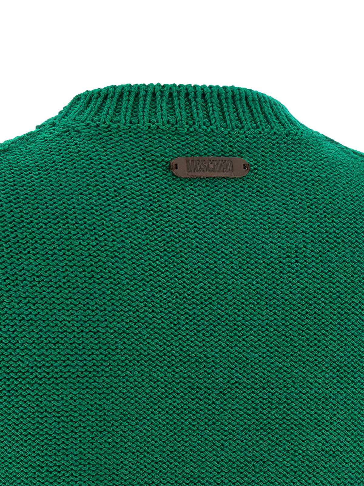 Moschino Bicolor Virgin Wool Cardigan