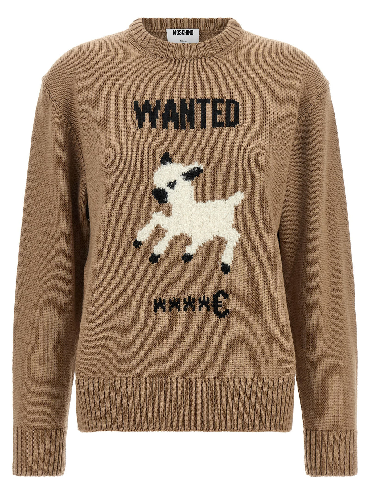 Moschino Beige Virgin Wool Cardigan
