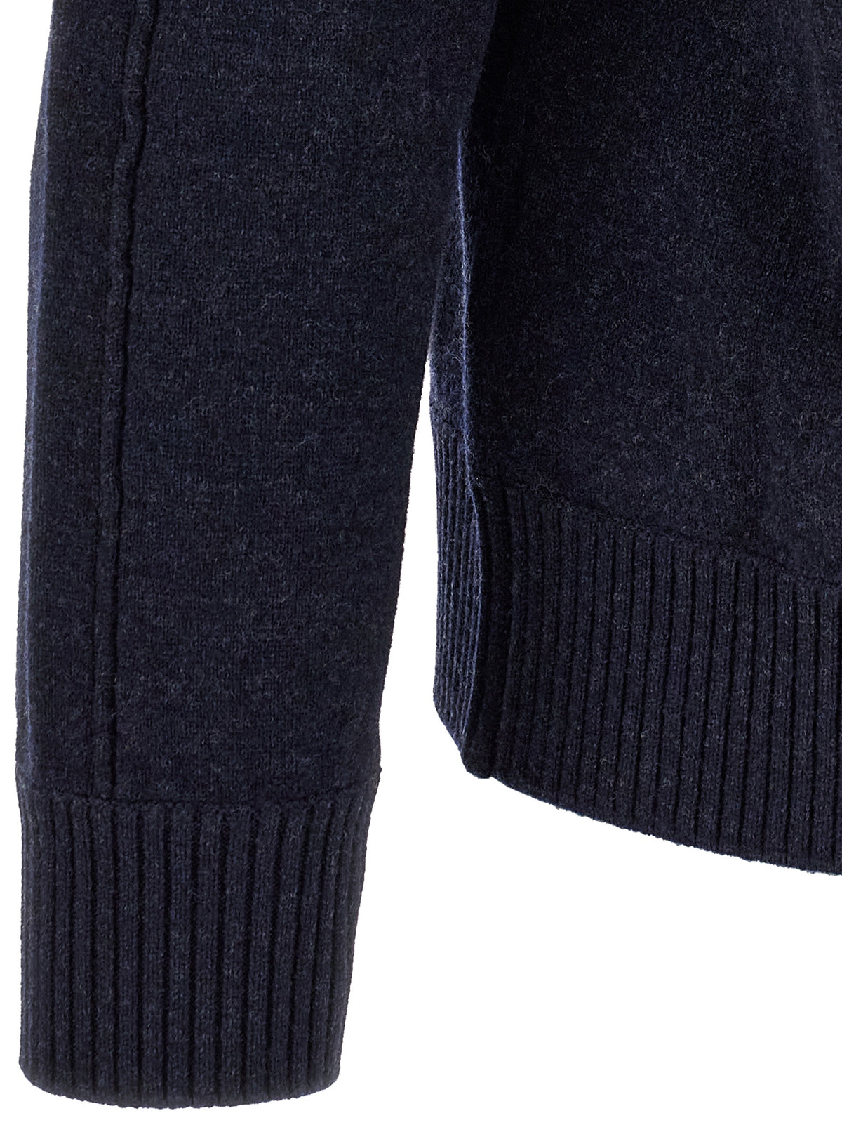 ZEGNA Blue Wool Polo Shirt