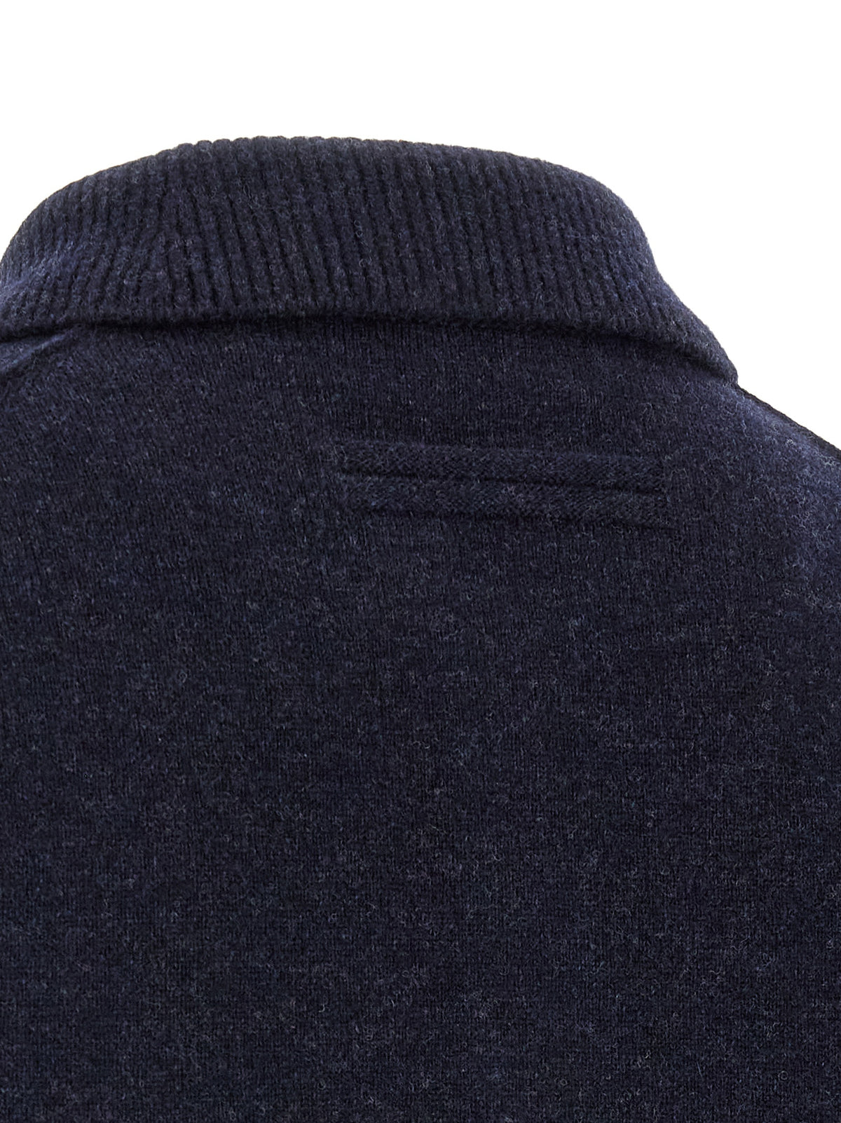 ZEGNA Blue Wool Polo Shirt