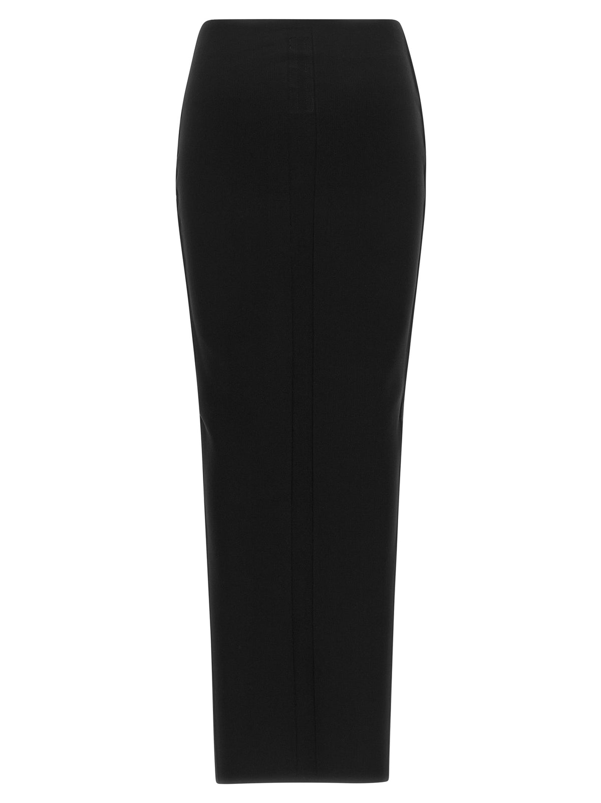 Rick Owens Black Viscose Mini Skirt