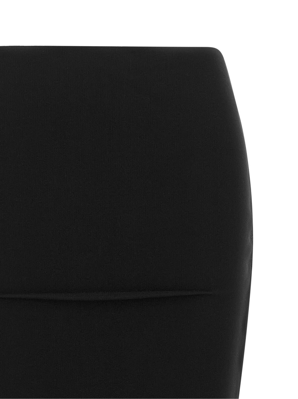 Rick Owens Black Viscose Mini Skirt