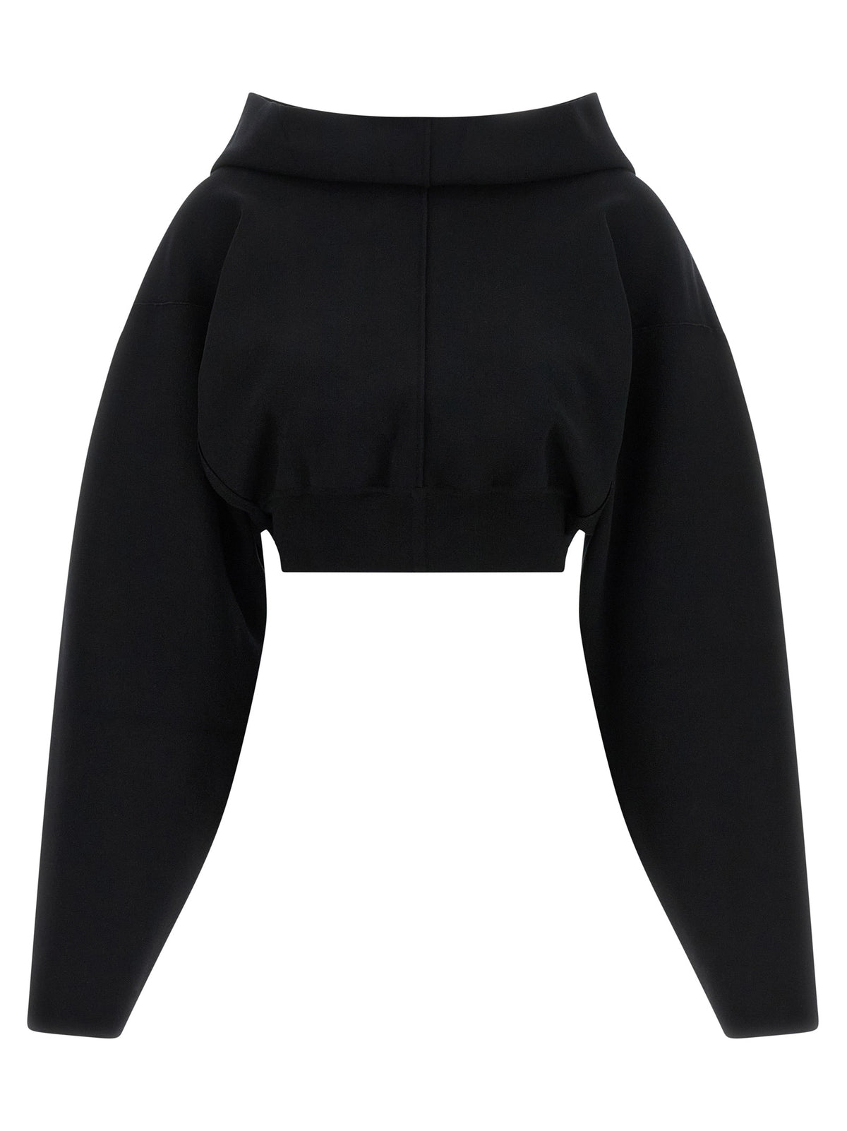 Rick Owens Black Viscose Sweatshirt