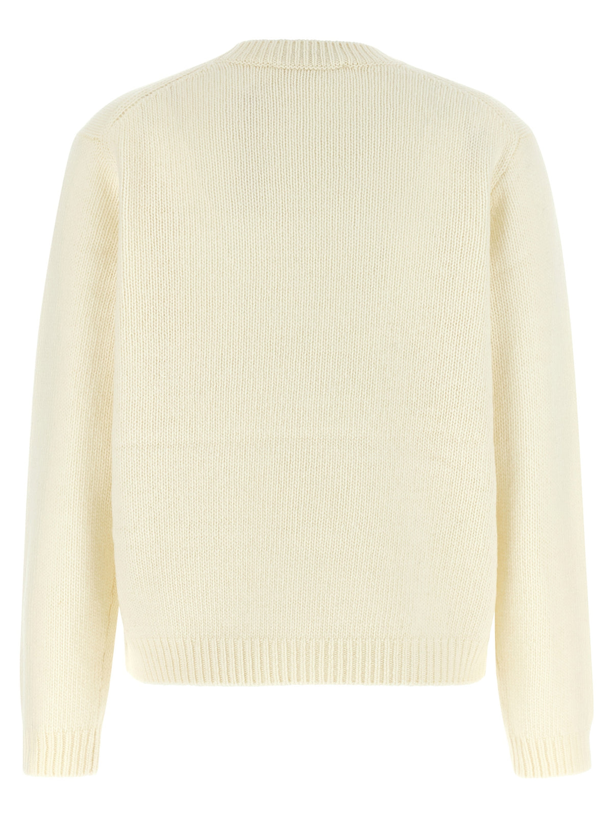 Maison Kitsuné White Wool Cardigan