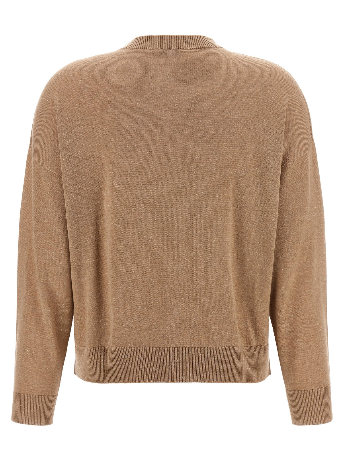 Peserico Beige Virgin Wool Cardigan