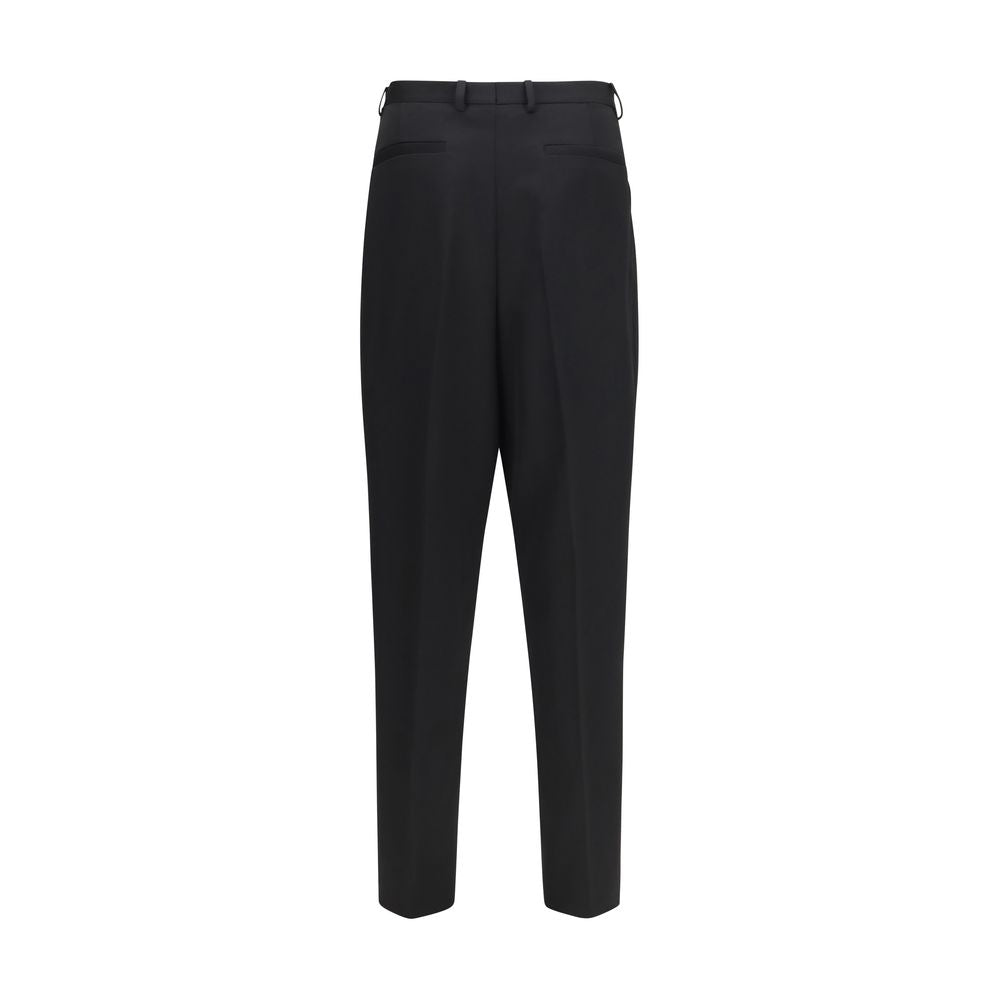 Dolce & Gabbana Black Wool Oves Aries Dress Pants