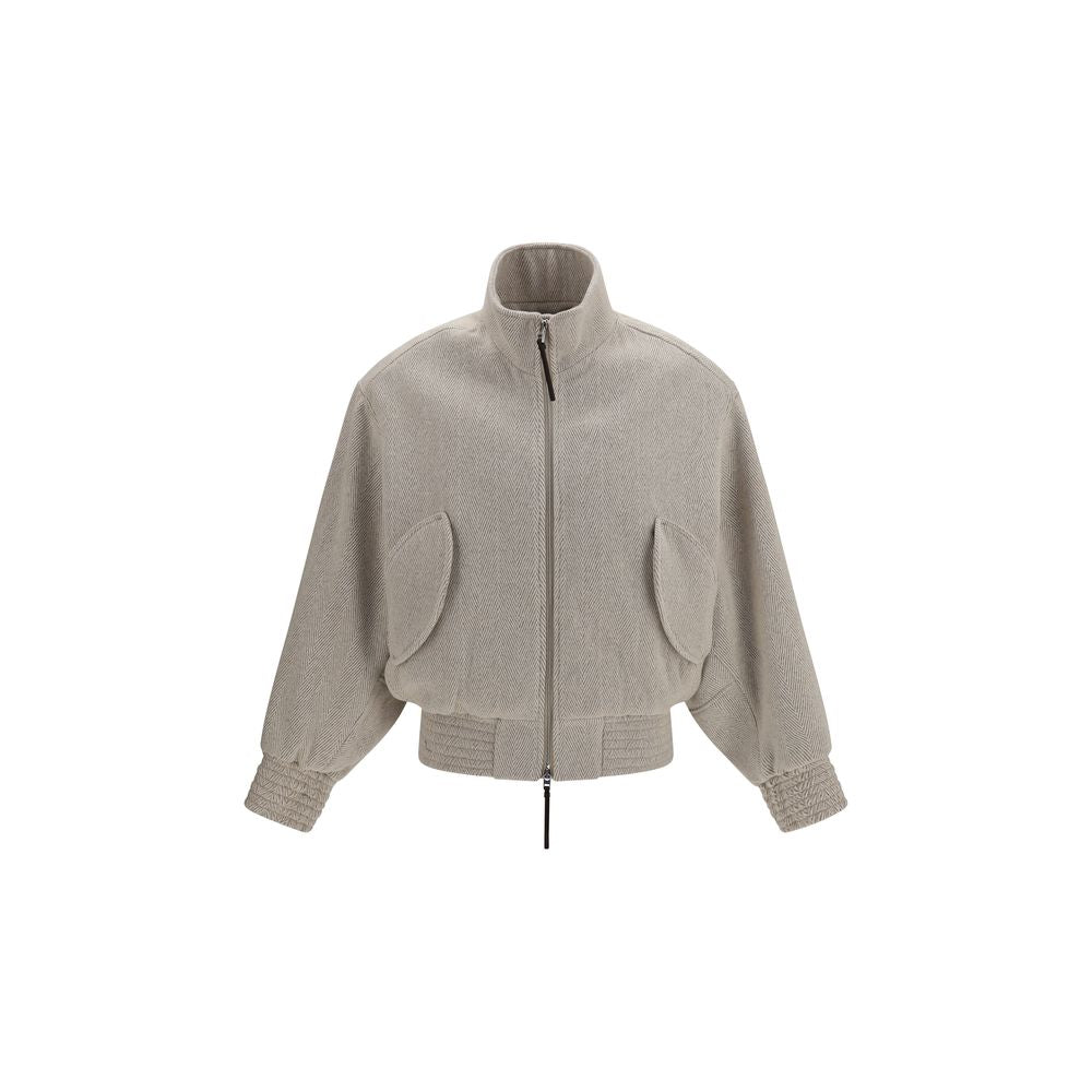 Jacquemus Beige Wool Oves Aries Bomber