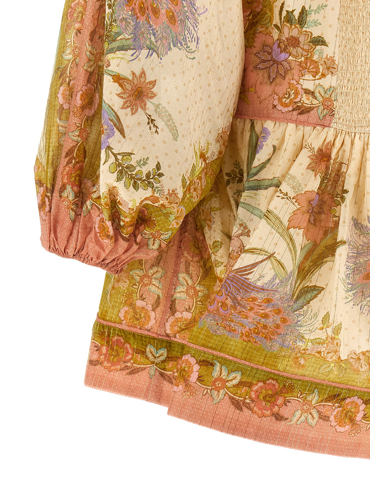 Zimmermann Multicolor Cotton Short Dress