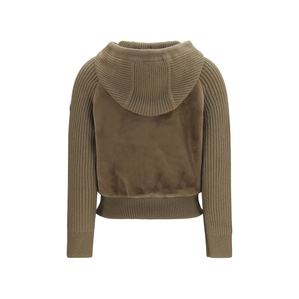Moose Knuckles Brown Wool Oves Aries Hoodie