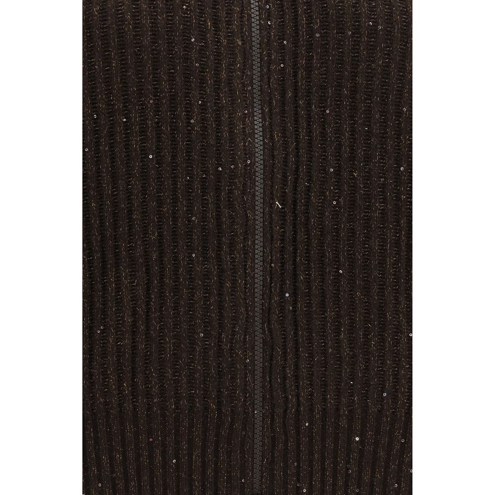 Brunello Cucinelli Brown Cashmere Sweatshirt