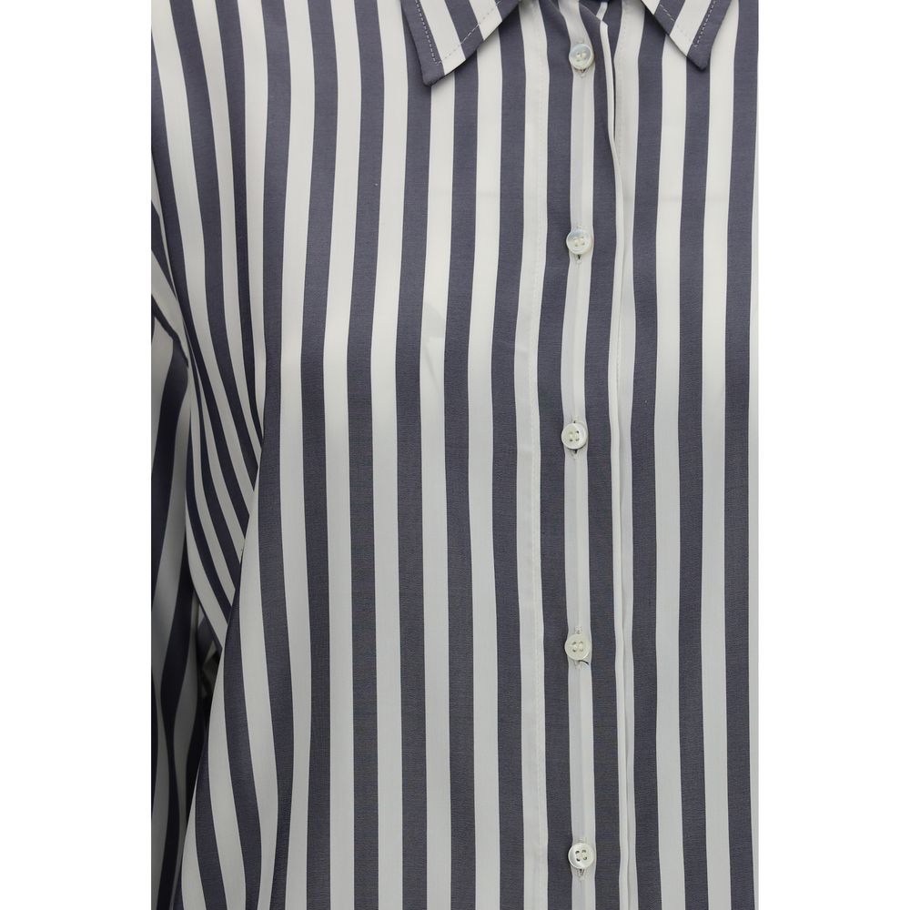 Brunello Cucinelli Multicolor Silk Shirt