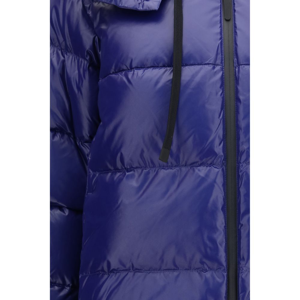 Peuterey Blue Polyamide Full-Length Jacket